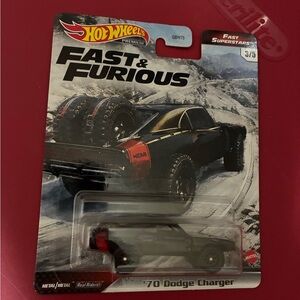Hot Wheels Fast & Furious '70 Dodge Charger - Black